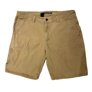 Caterpillar Men Beige Cargo shorts size 38